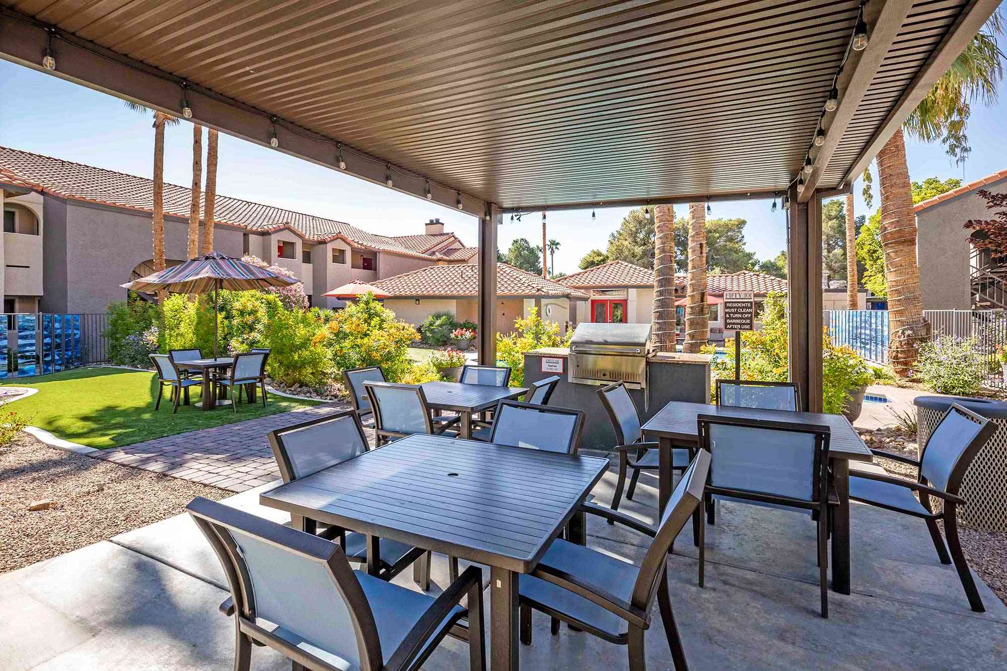 fifty101 apartment community bbq