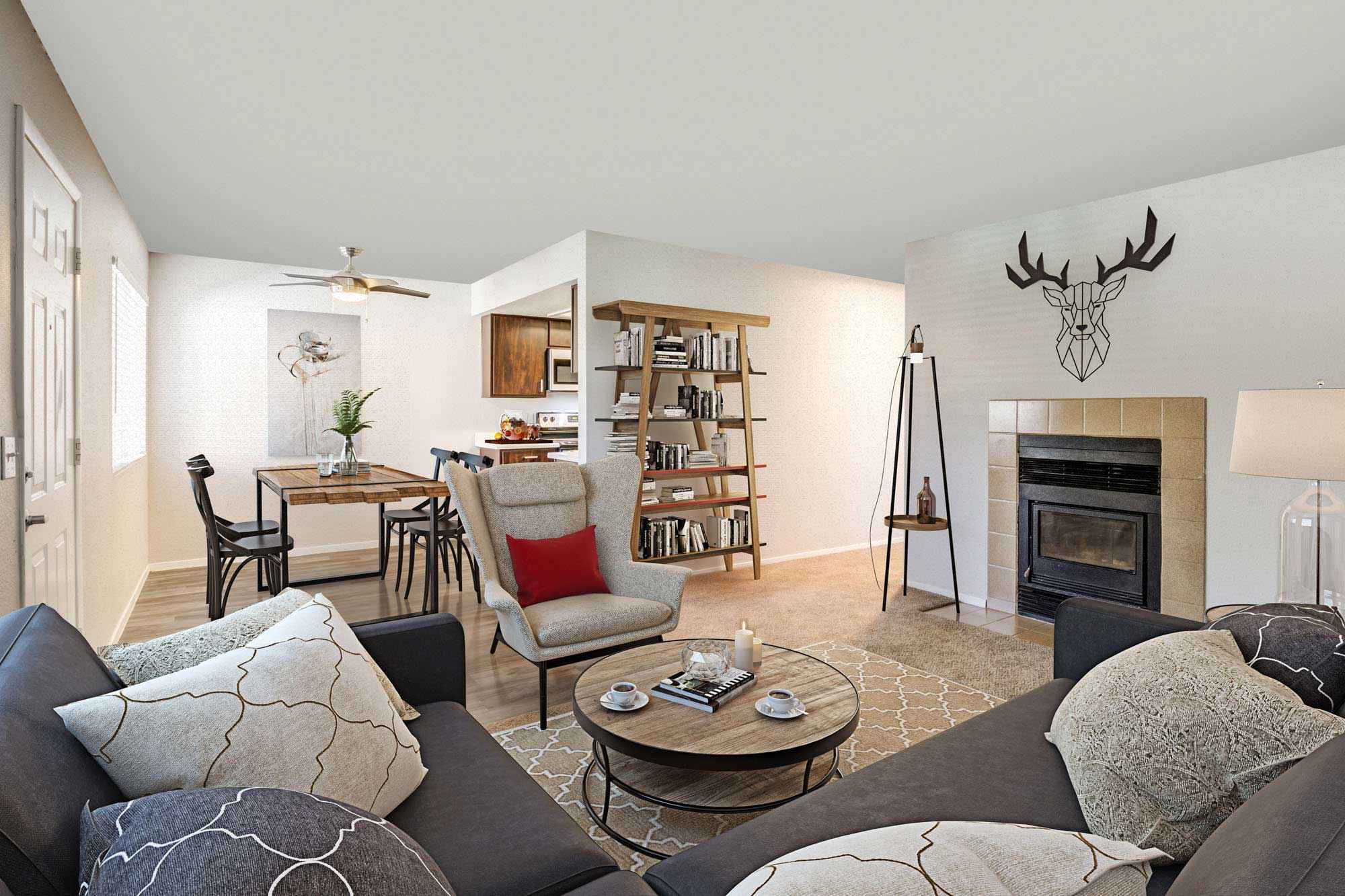 Fifty 101 apartment living room interior