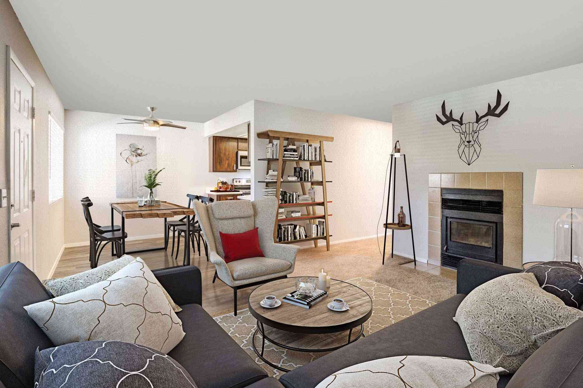 fifty101 apartments living room