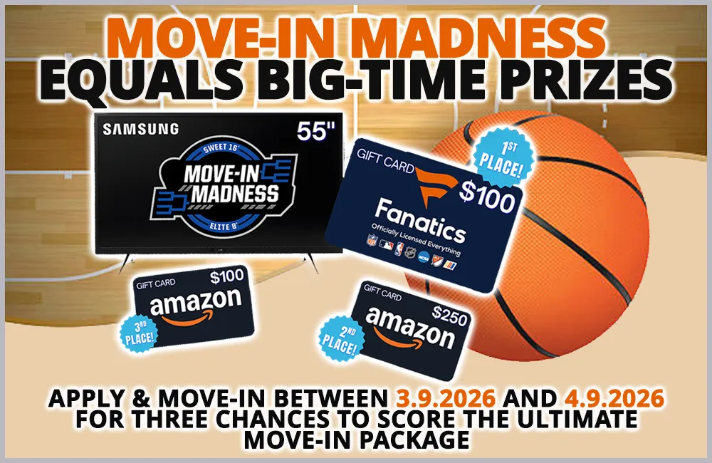 Fifty 101 Apartments move-in special promotion